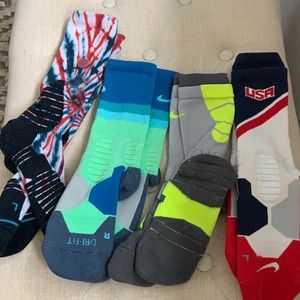 Stance, Nike socks. 4 pairs- like new